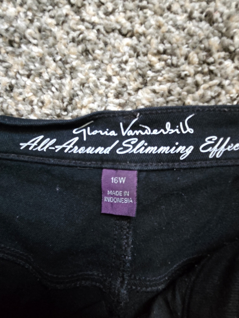 Gloria Vanderbilt Black Women’s Shorts 16w